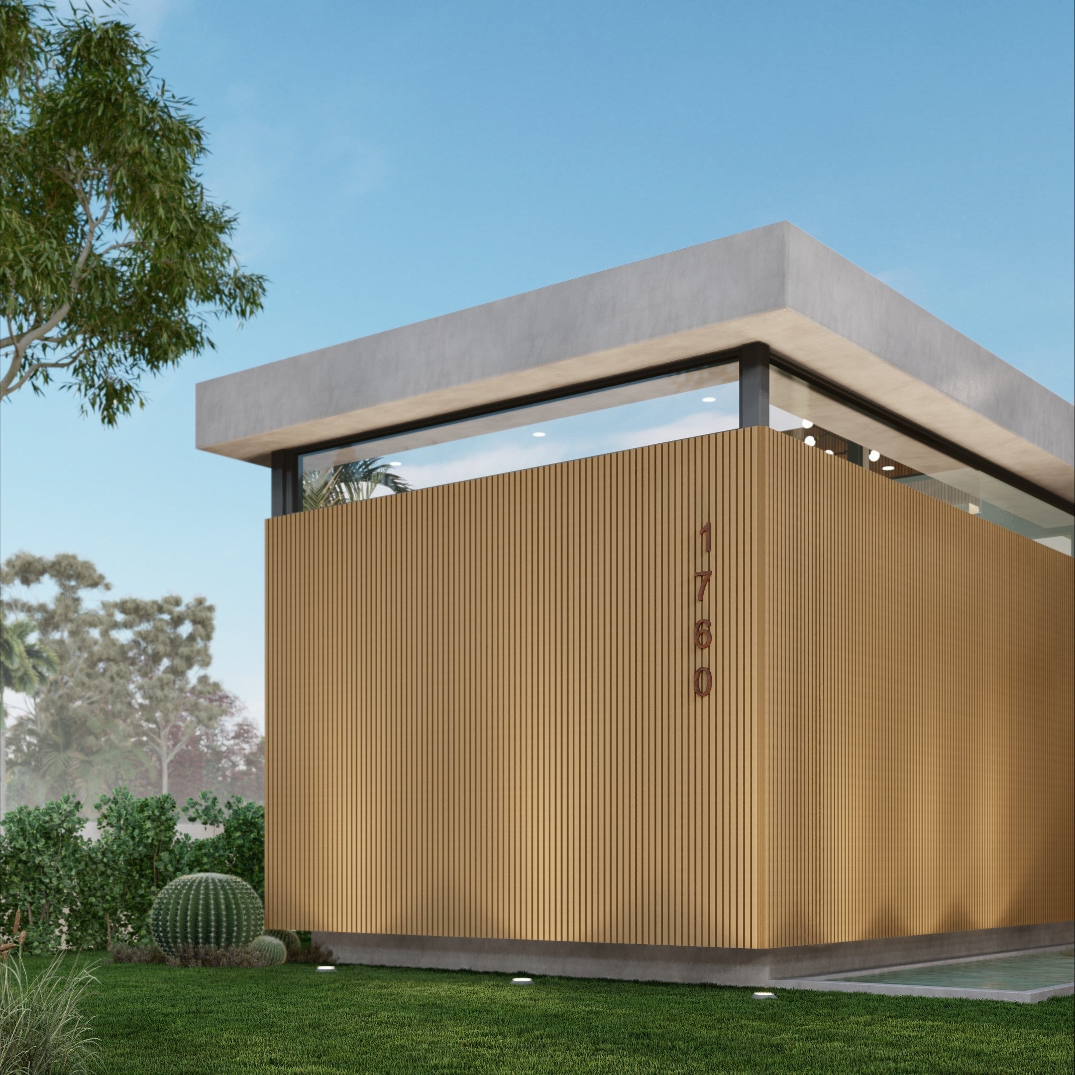 Oaklentra Exterior Slat Panels
