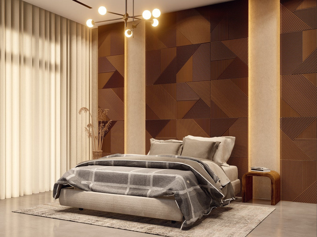 Oaklentra Solid Wood Puzzle Panel