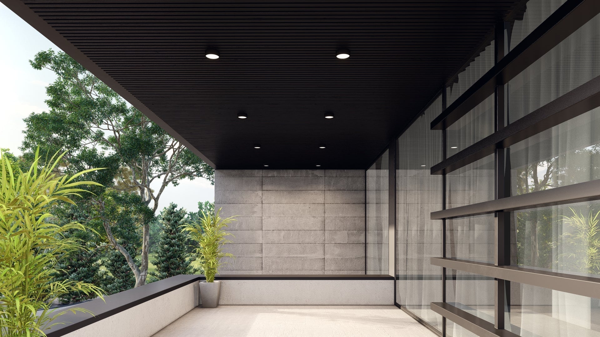 Oaklentra Exterior Slat Panels