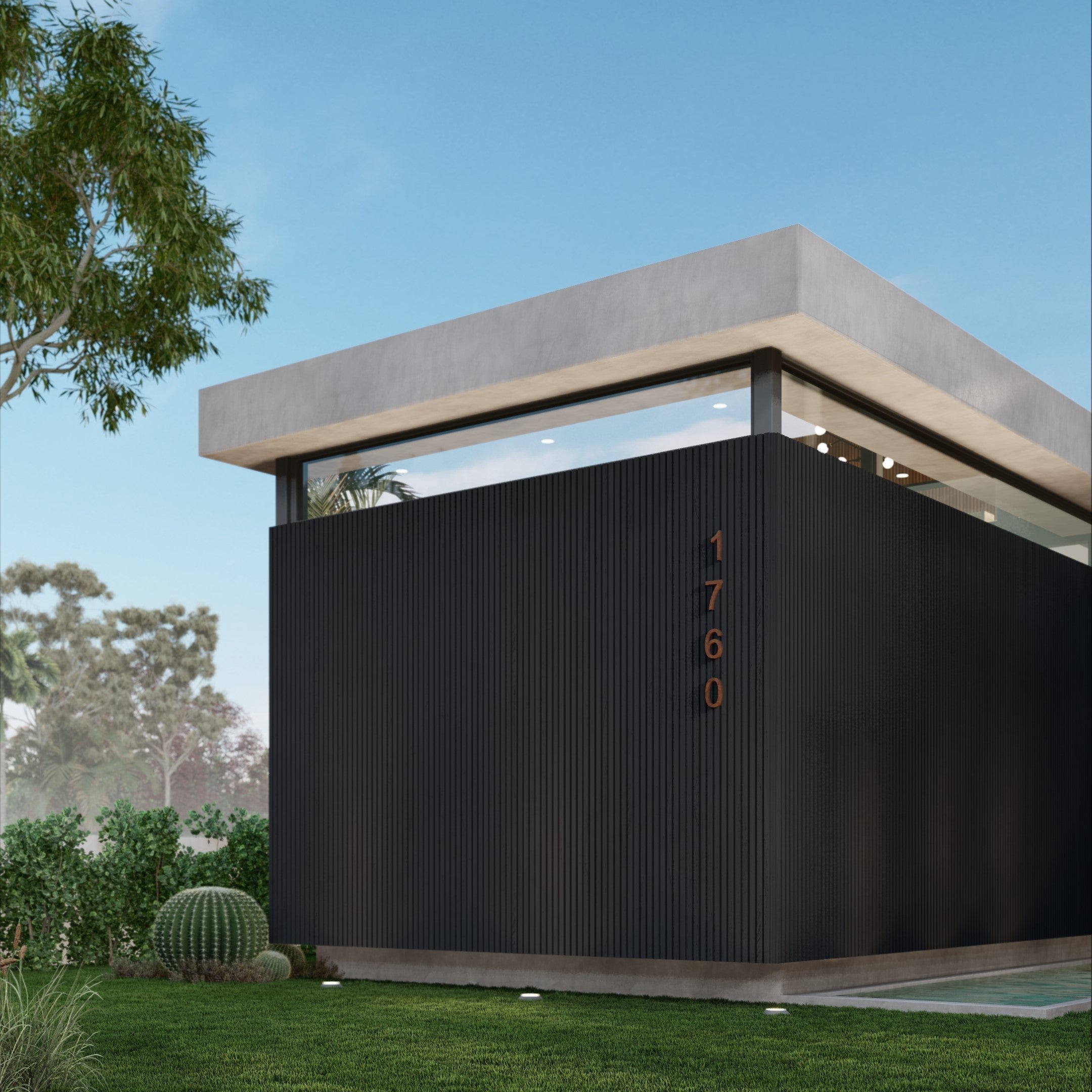 Oaklentra Exterior Slat Panels