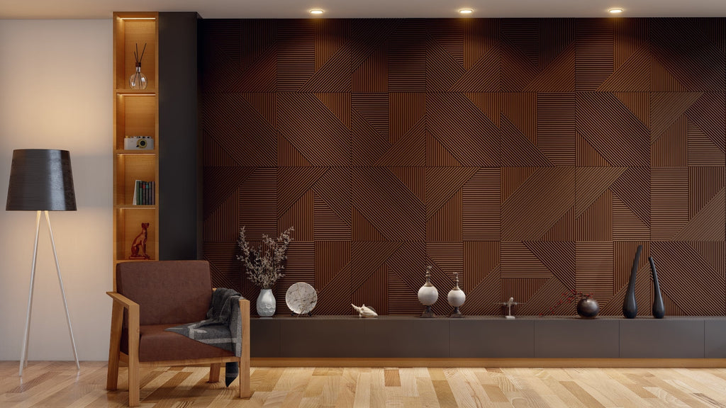Oaklentra Solid Wood Puzzle Panel