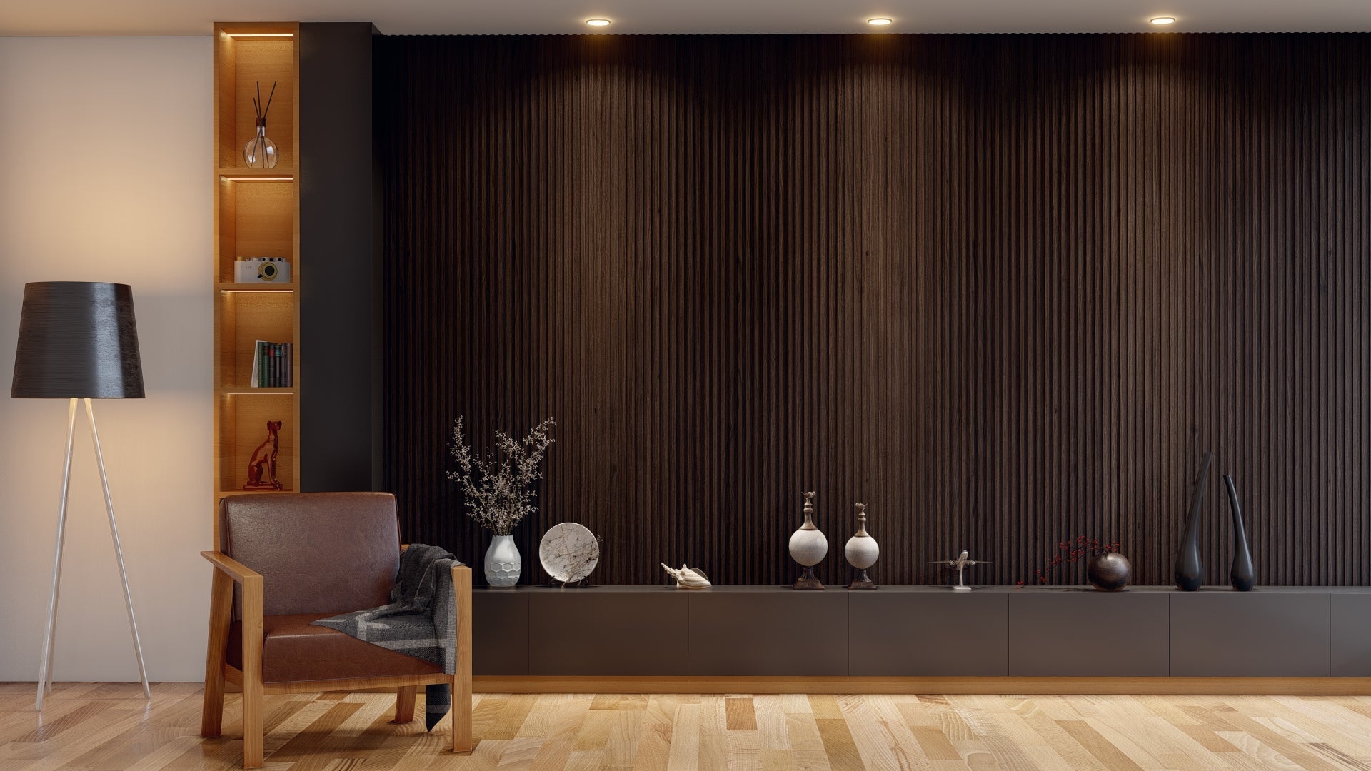 Oaklentra Laminate Slat Panels