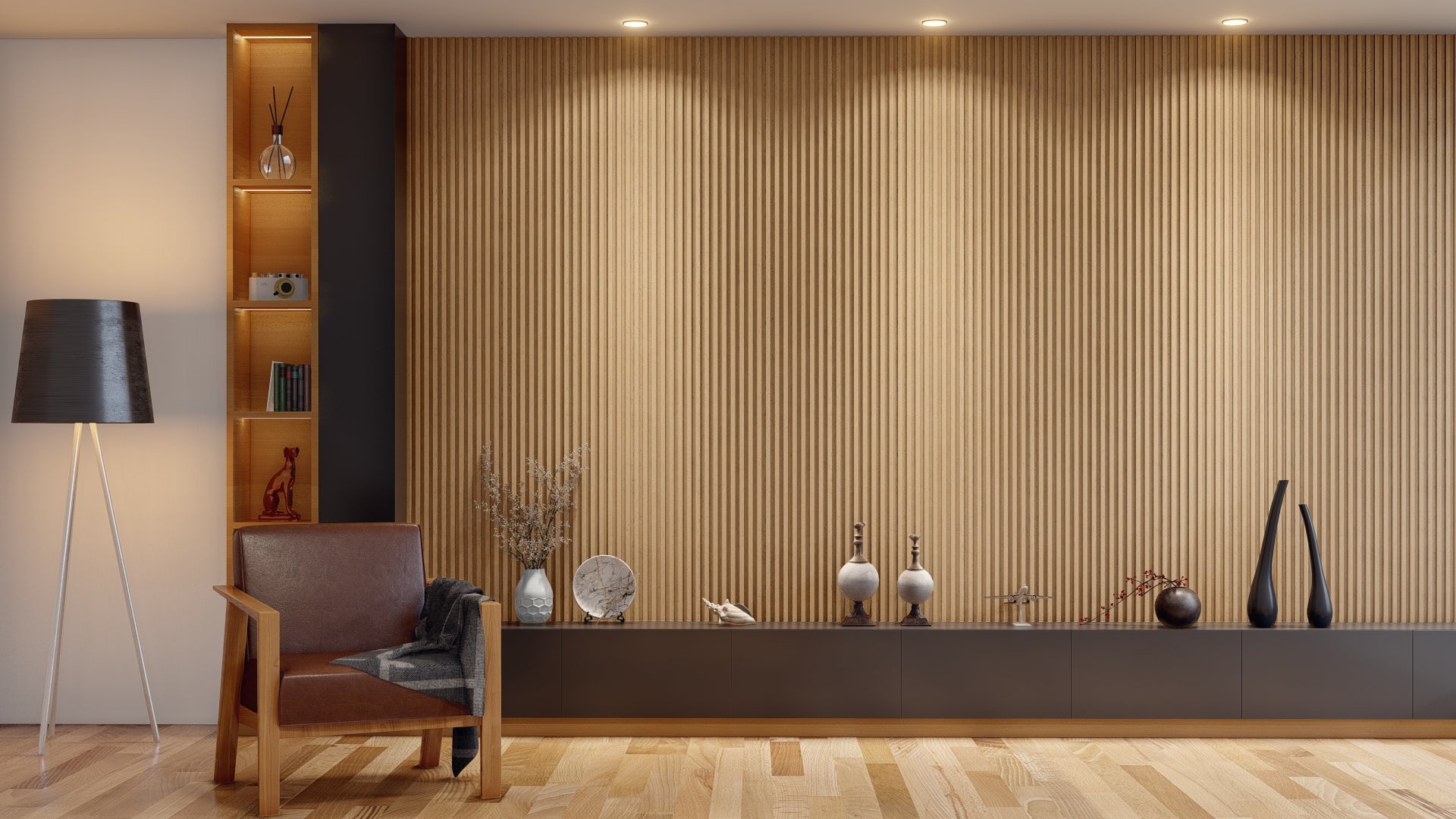 Oaklentra Laminate Slat Panels