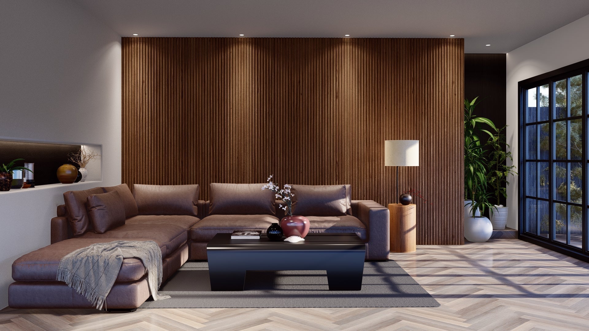 Oaklentra Laminate Slat Panels