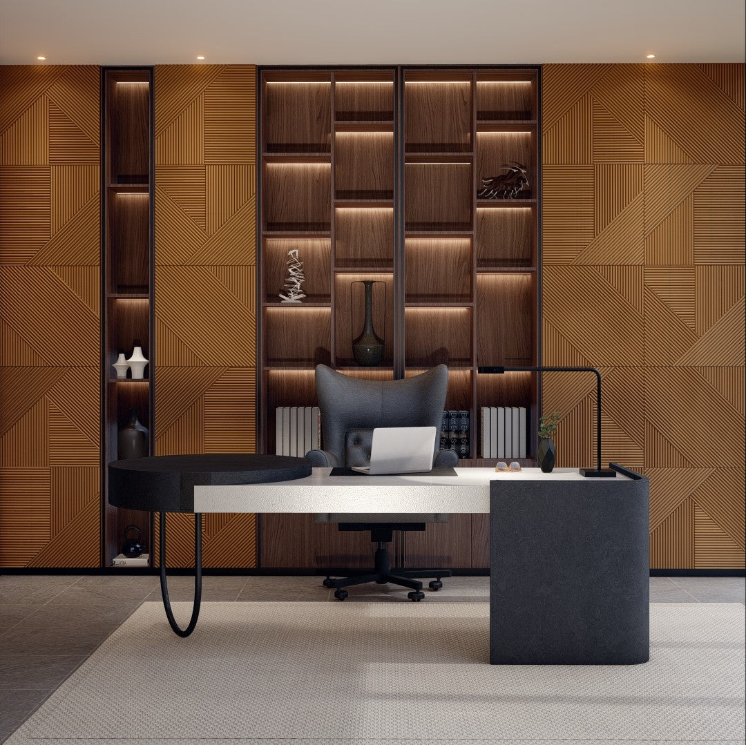 Oaklentra Solid Wood Puzzle Panel