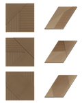 Oaklentra Solid Wood Puzzle Panel